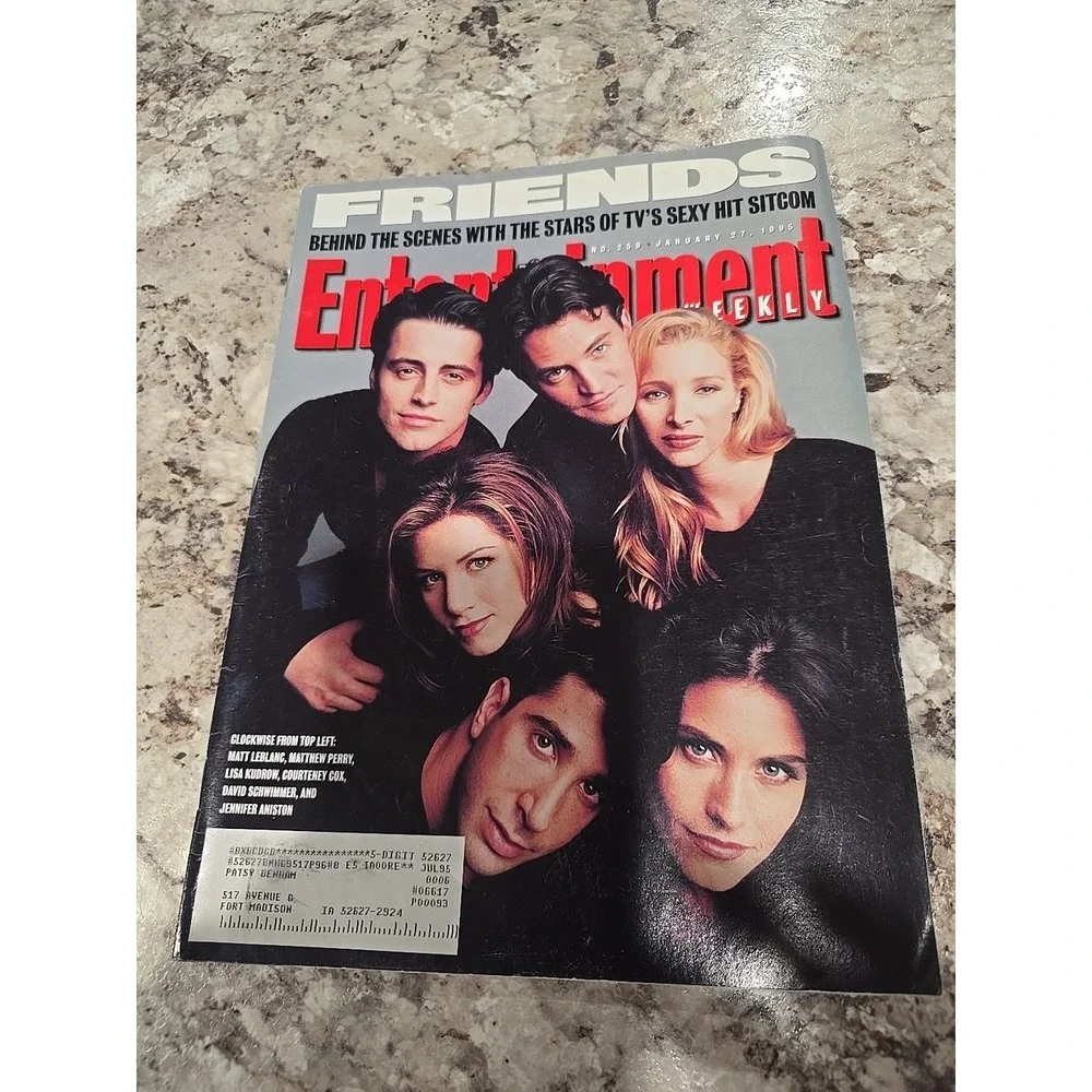 Entertainment Weekly #259‎ (Jan 27, 1995) Jennifer Aniston, Mathew Perry